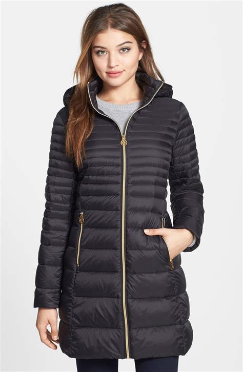 michael kors feather down coat|michael kors packable down coat.